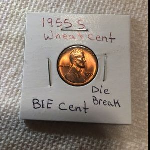 ❌🛑SOLD🛑❌1955s BIE One Cent Red Error Coin
